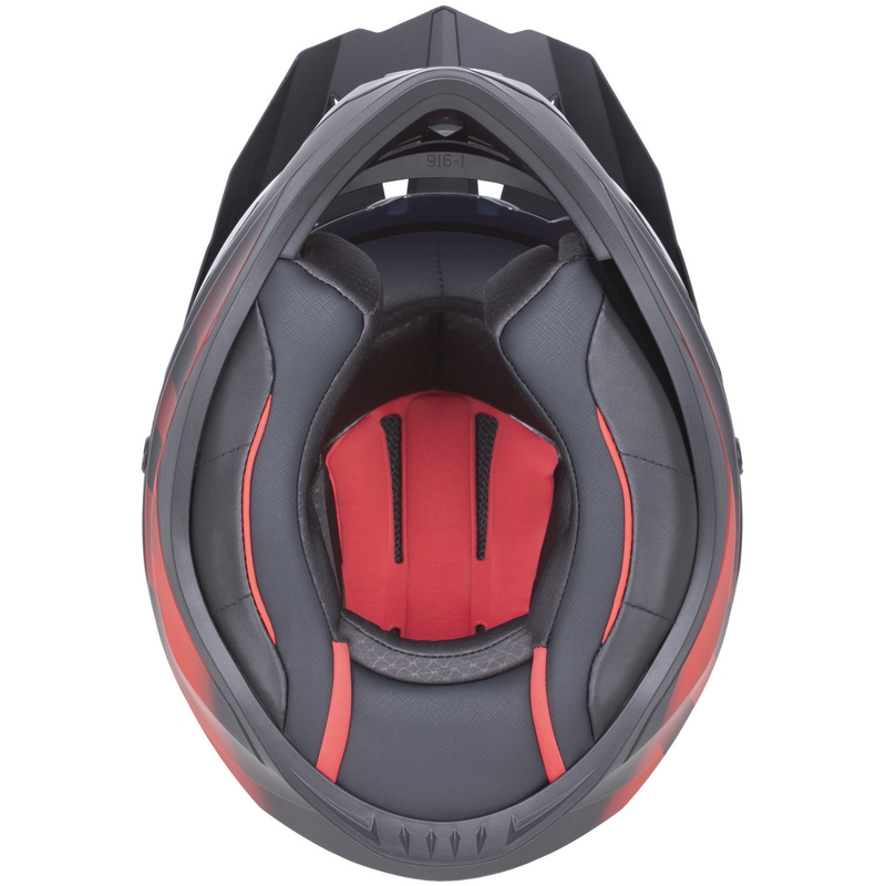 Casque de moto enduro ZED XD1 noir mat-gris foncé