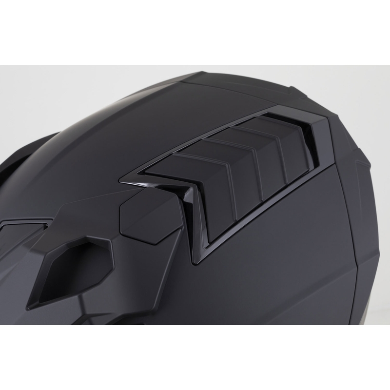 Casque de moto enduro ZED XD1 noir mat-gris foncé