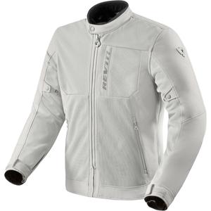Veste de moto Revit Highcrest argentée