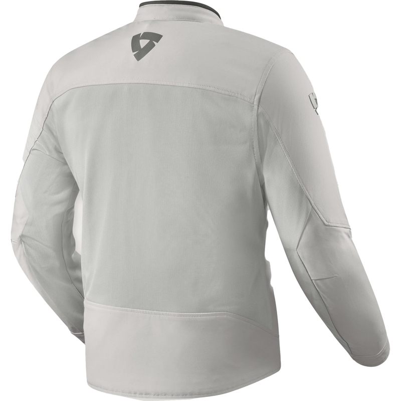 Veste de moto Revit Highcrest argentée