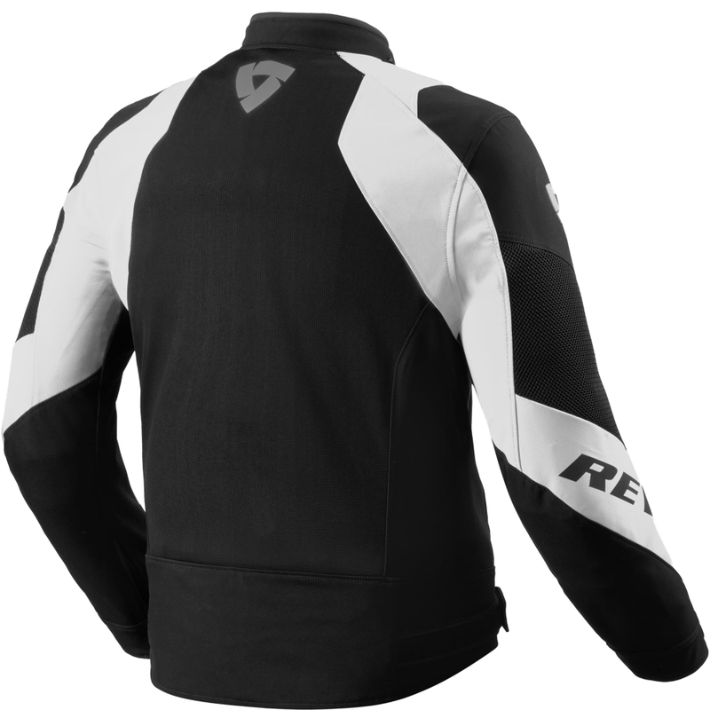 Blouson de moto Revit Hyperspeed 3 GT Air noir et blanc