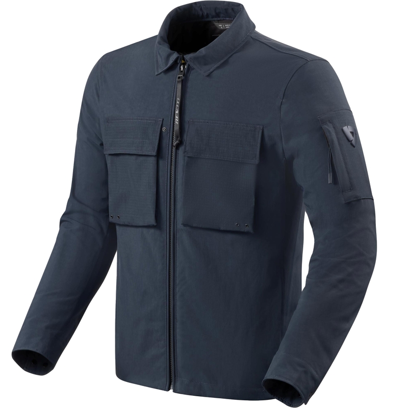 Chemise de moto Revit Yaletown bleu foncé