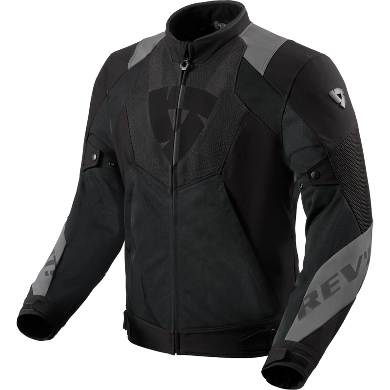 Veste de moto Revit Hyperspeed 3 GT Air noir-gris