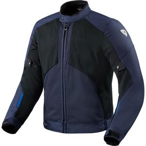 Blouson de moto Revit Torque 3 H2O bleu foncé-noir