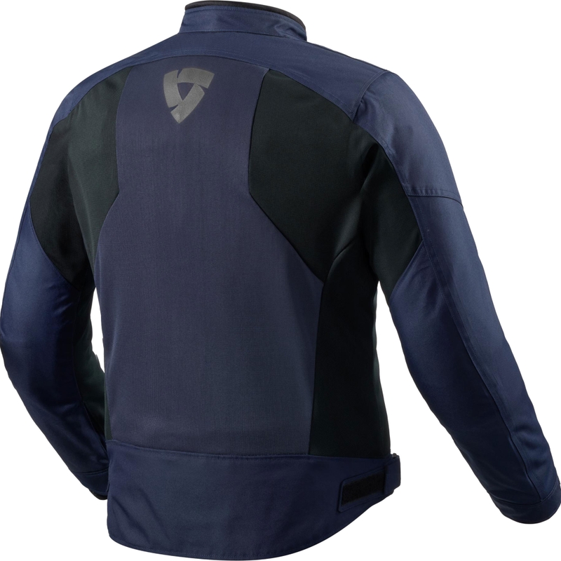 Blouson de moto Revit Torque 3 H2O bleu foncé-noir