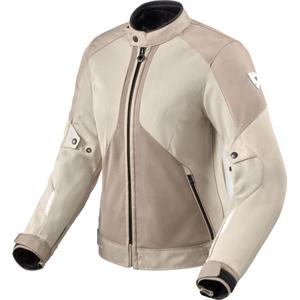 Veste de moto pour femme Revit Torque 3 H2O, blanc sable