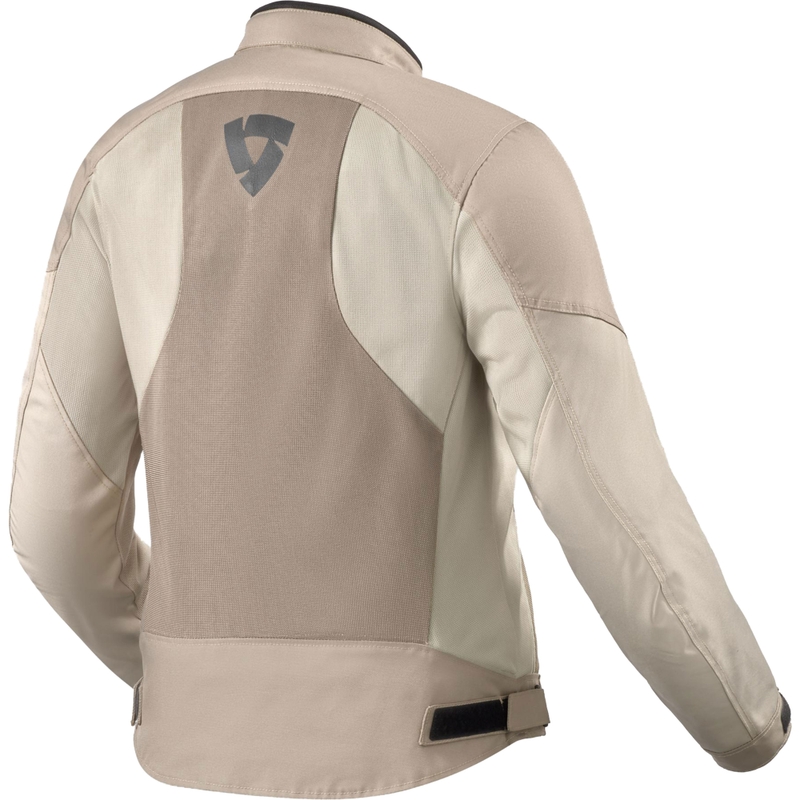 Veste de moto pour femme Revit Torque 3 H2O, blanc sable