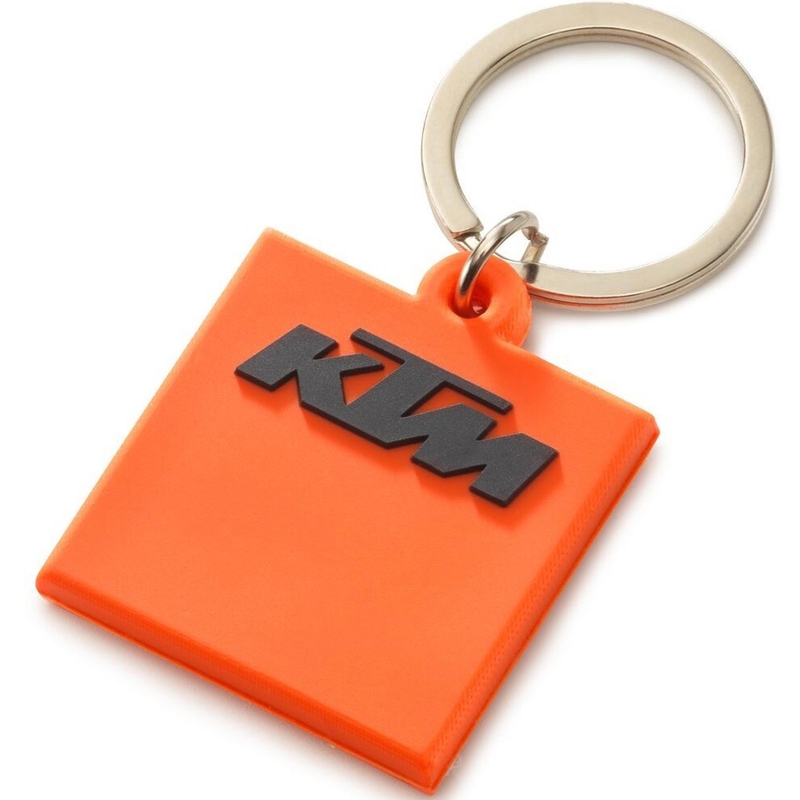 Porte-clés KTM en caoutchouc orange