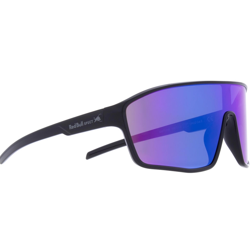 Lunettes de soleil Red Bull Spect Daft noires à verres violets