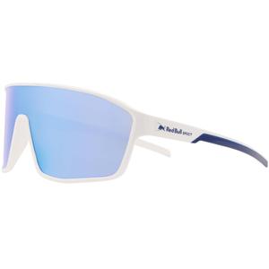 Lunettes de soleil Red Bull Spect Daft blanches à verres bleus