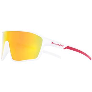 Lunettes de soleil Red Bull Spect Daft blanches avec verres rouge-orange