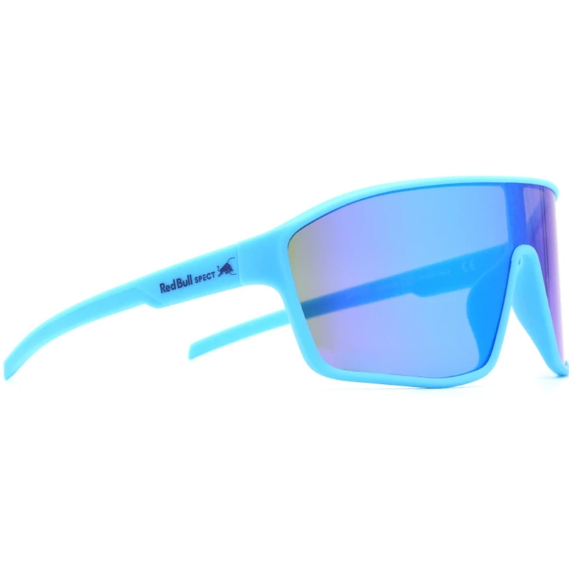 Lunettes de soleil Red Bull Spect Daft bleu clair avec verres bleus