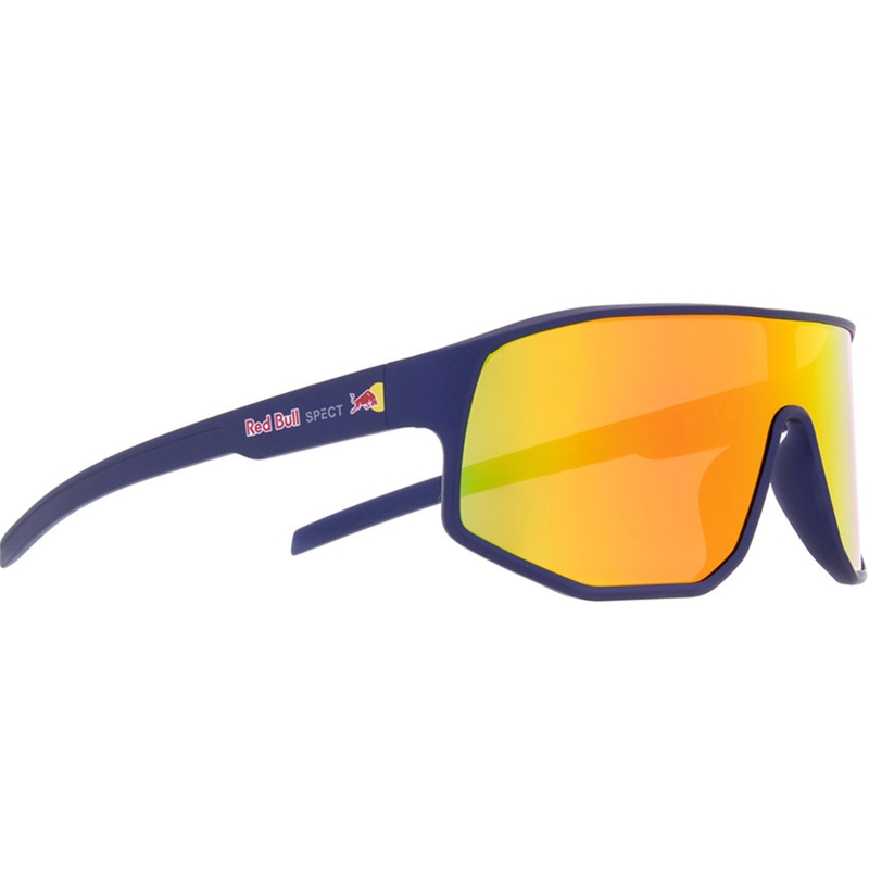 Lunettes de soleil Red Bull Spect Dash bleues à verres orange