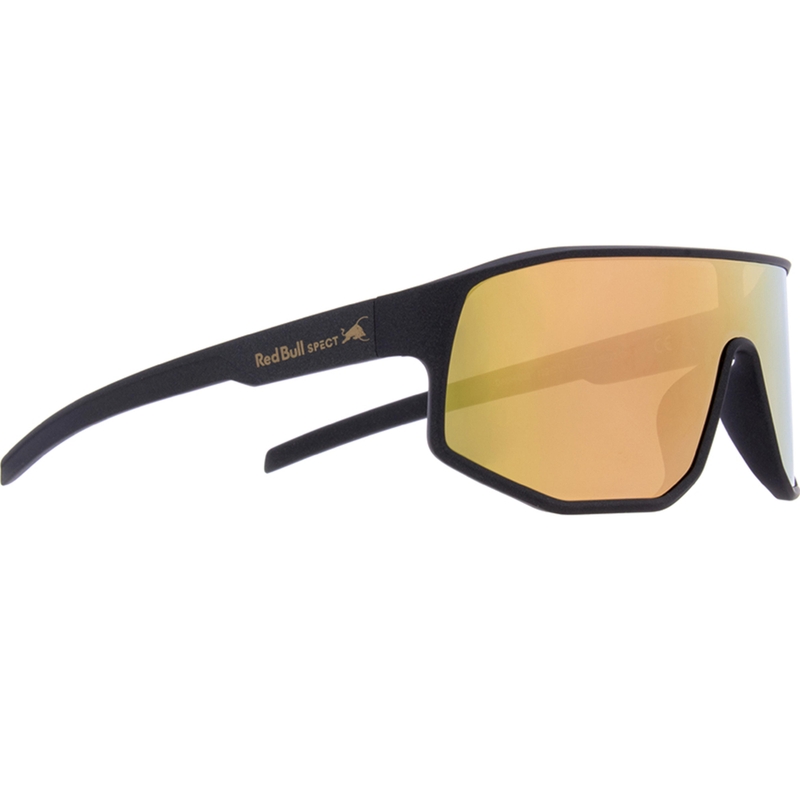 Lunettes de soleil Red Bull Spect Dash gris mat avec verres vert doré