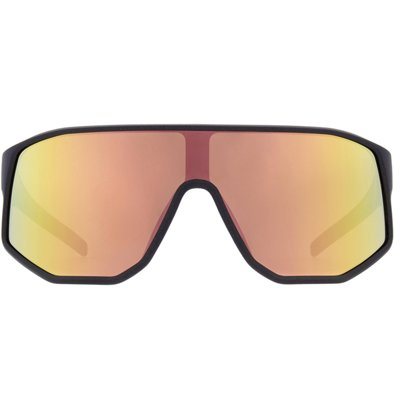 Lunettes de soleil Red Bull Spect Dash gris mat avec verres vert doré