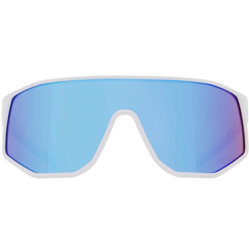 Lunettes de soleil Red Bull Spect Dash blanches à verres bleus