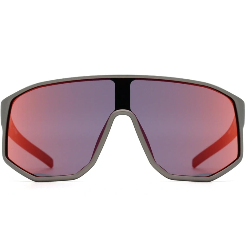 Lunettes de soleil Red Bull Spect Dash grises à verres violets