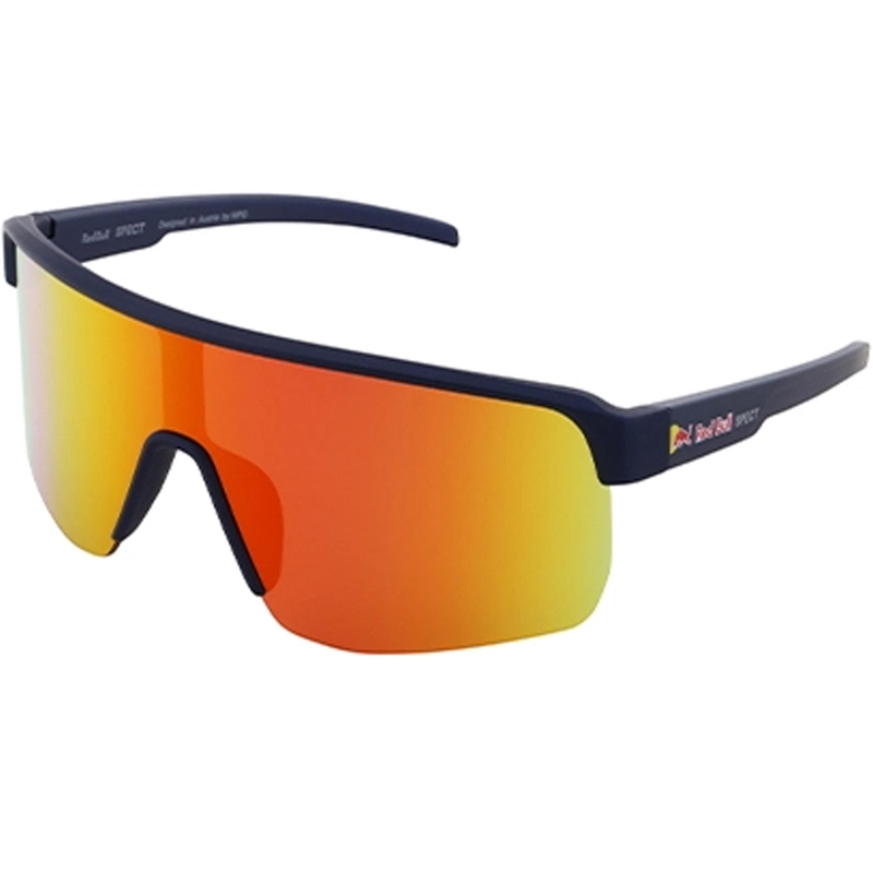 Lunettes de soleil Red Bull Spect Dakota bleues à verres orange