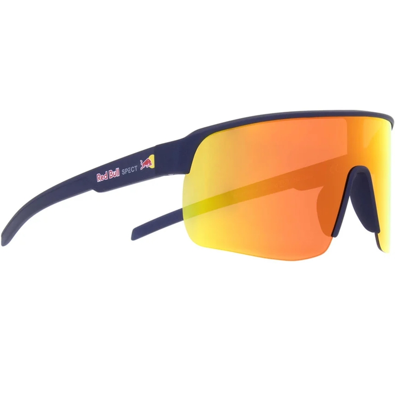 Lunettes de soleil Red Bull Spect Dakota bleues à verres orange