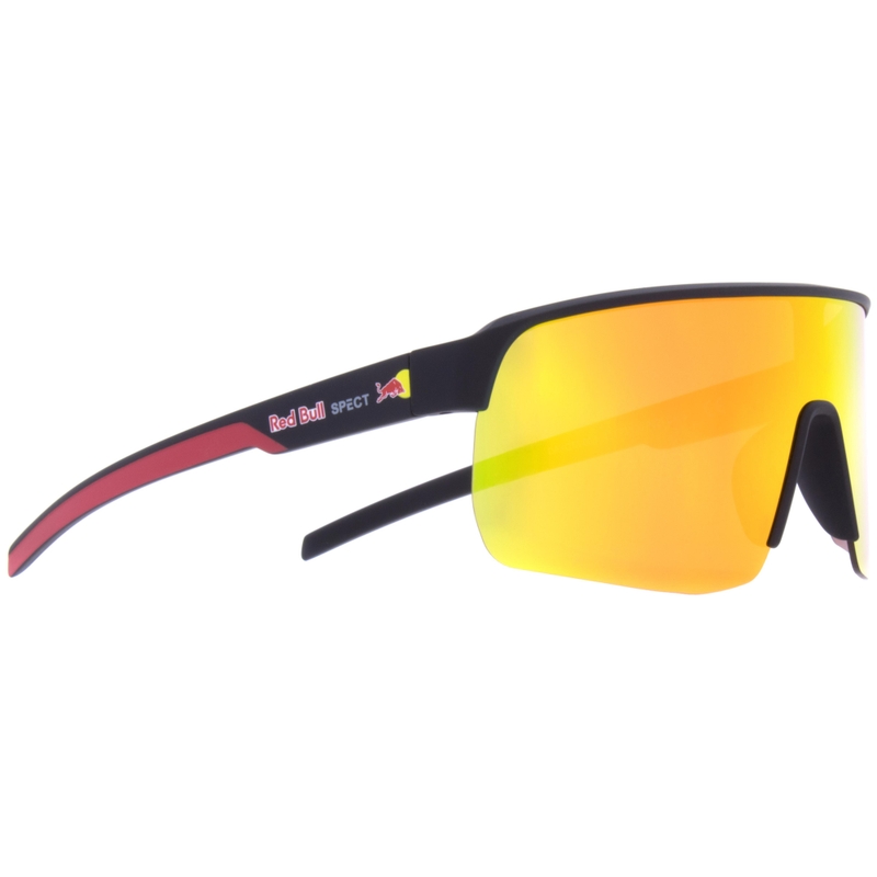 Lunettes de soleil Red Bull Spect Dakota noires avec verres orange