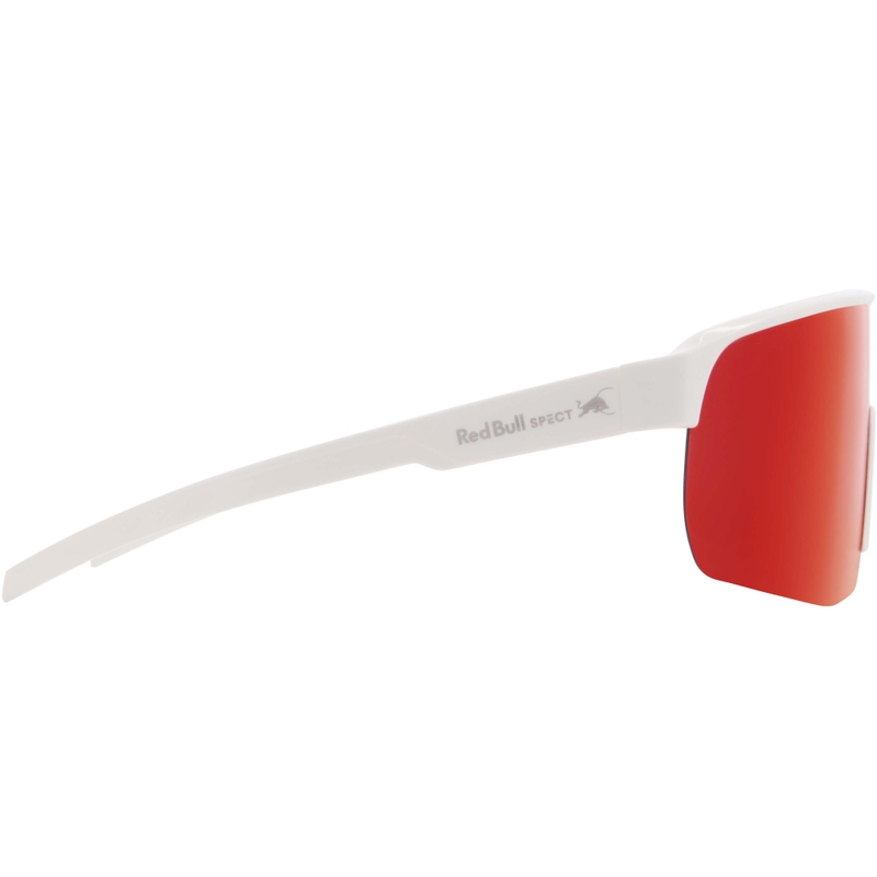 Lunettes de soleil Red Bull Spect Dakota blanches avec verres bleu-rouge