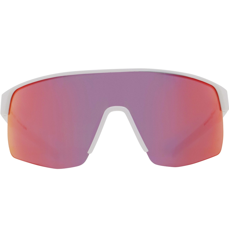 Lunettes de soleil Red Bull Spect Dakota blanches avec verres bleu-rouge