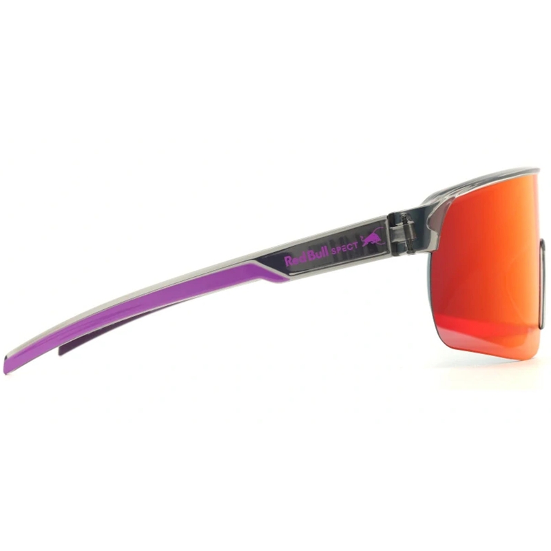 Lunettes de soleil Red Bull Spect Dakota grises à verres violets