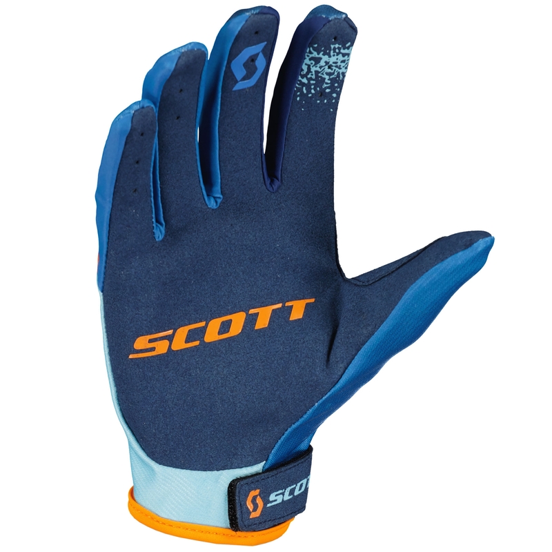 Gants de motocross enfant SCOTT 350 FURY EVO bleu-orange