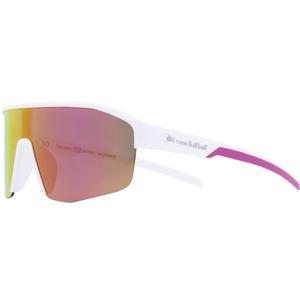 Lunettes de soleil Red Bull Spect Dundee blanches avec verres rouge-jaune