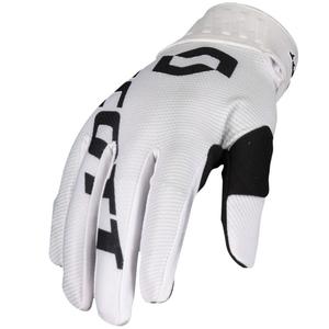 Gants de motocross SCOTT 450 Fury noir et blanc