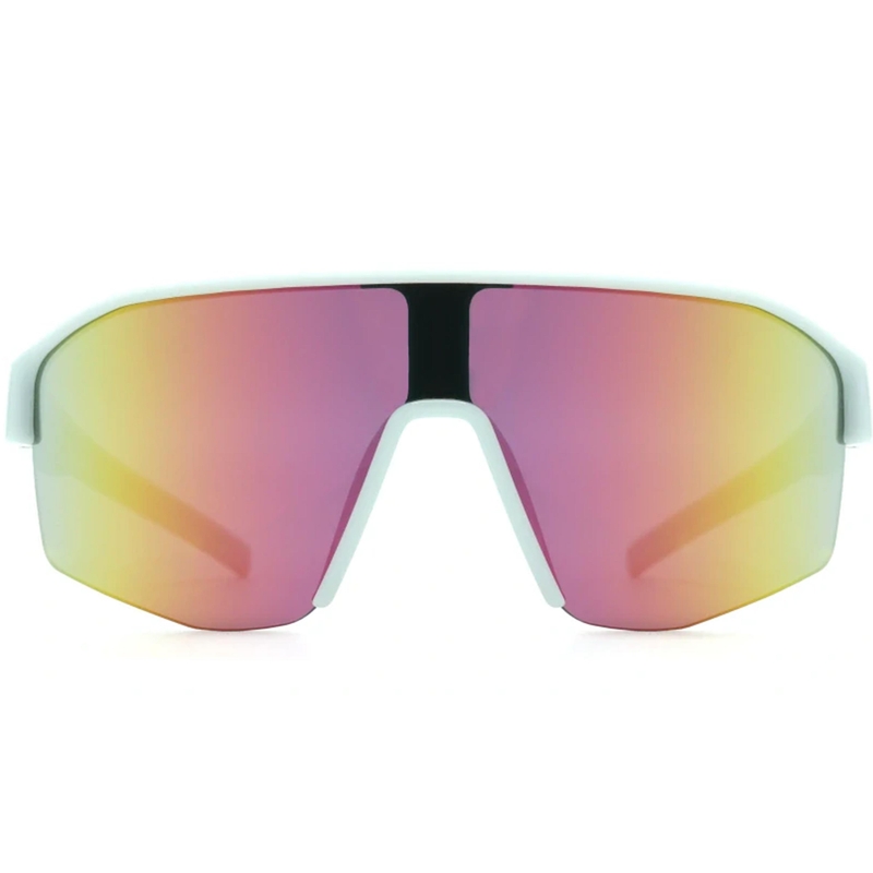 Lunettes de soleil Red Bull Spect Dundee bleu clair avec verres roses
