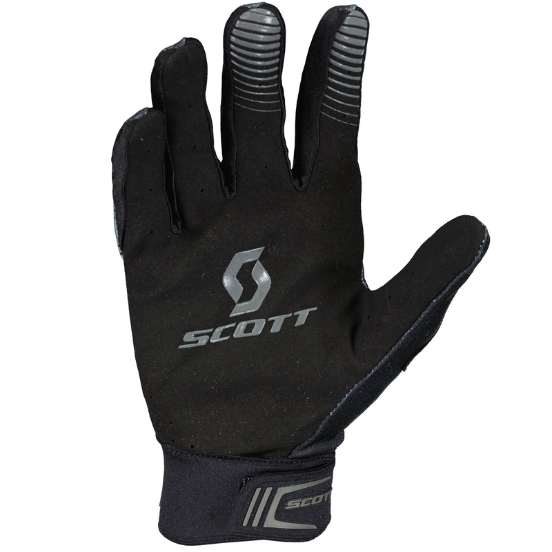 Gants de motocross SCOTT 450 Podium noir-gris