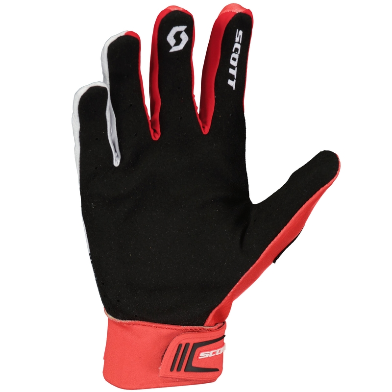 Gants de motocross SCOTT 450 Prospect rouge et noir