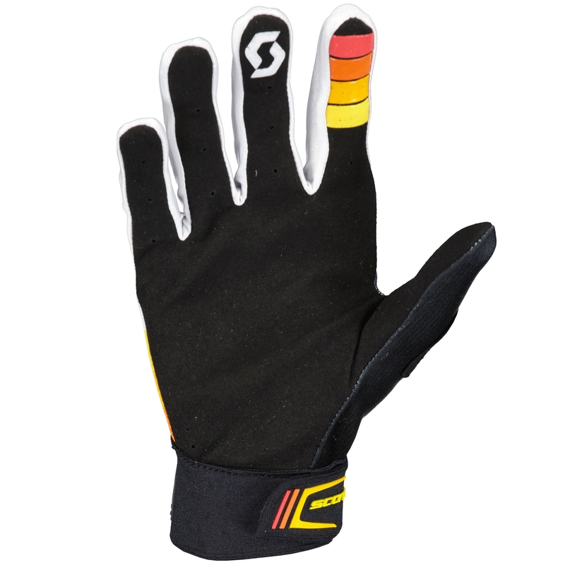 Gants de motocross SCOTT 450 Prospect orange-jaune