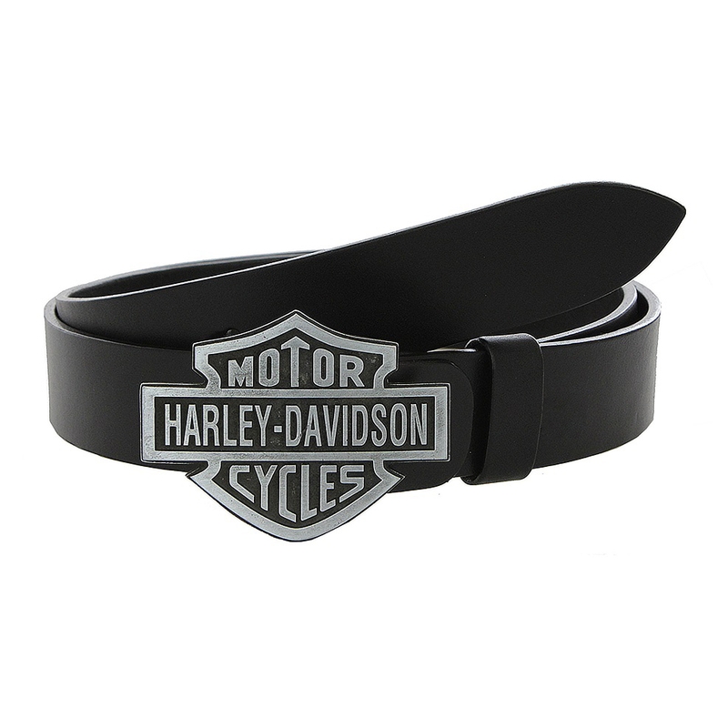 Ceinture moto en cuir avec boucle Harley-Davidson