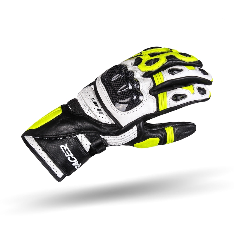 Rukavice na motorku Street Racer Evoline výprodej