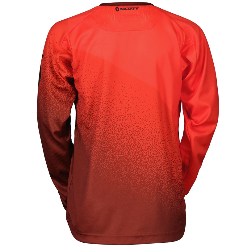 Maillot de motocross SCOTT 350 DIRT EVO rouge et noir