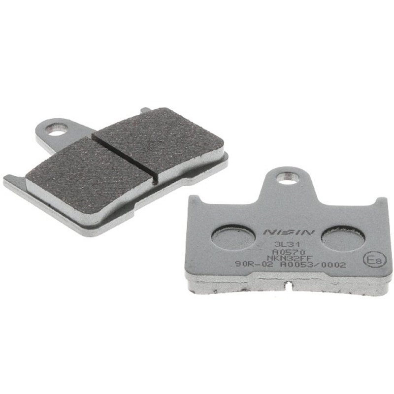 Plaquettes de frein NISSIN semi-métalliques, 60 x 57 x 8,2 mm, lot de 2