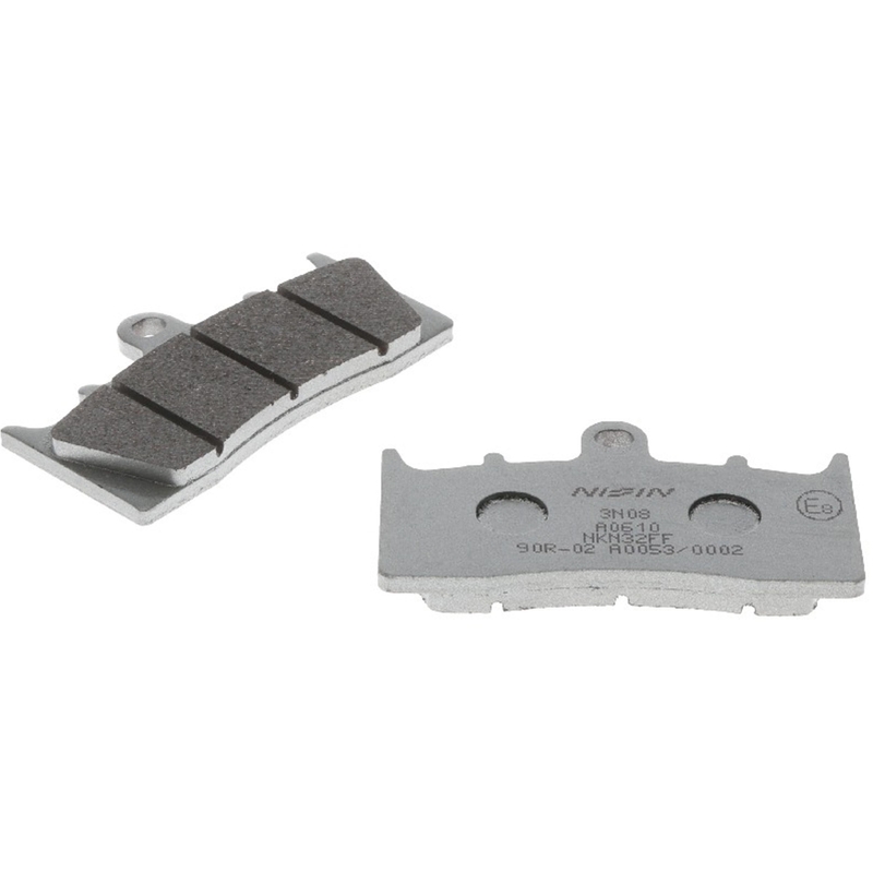 Plaquettes de frein NISSIN semi-métalliques 81 x 46 x 8 mm (2 pièces)