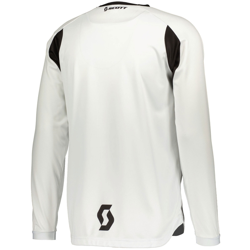 Maillot de motocross SCOTT 350 SWAP EVO noir et blanc