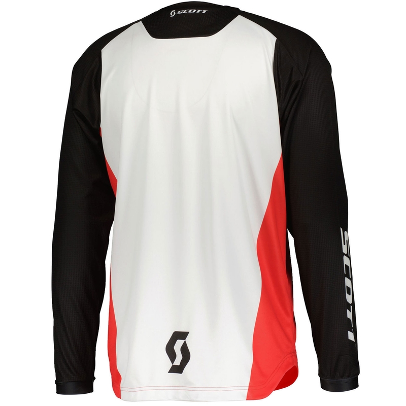 Maillot de motocross SCOTT 350 SWAP EVO rouge et noir