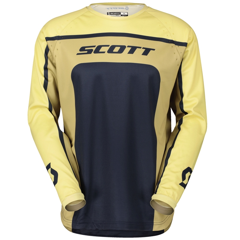 Maillot de motocross SCOTT 350 TRACK EVO beige-bleu