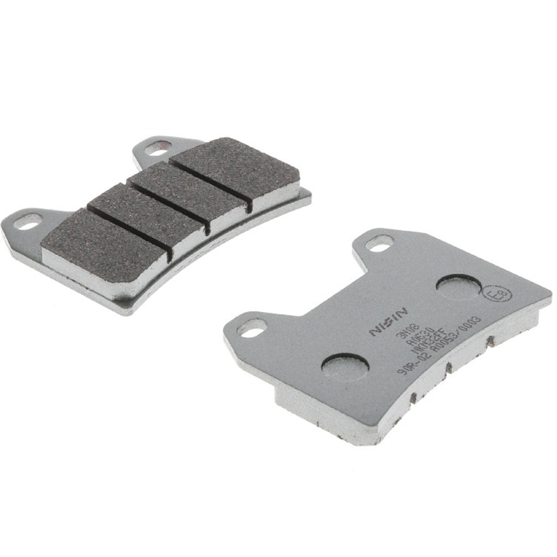 Plaquettes de frein NISSIN semi-métalliques 76 x 55,5 x 9 mm (2 pièces)