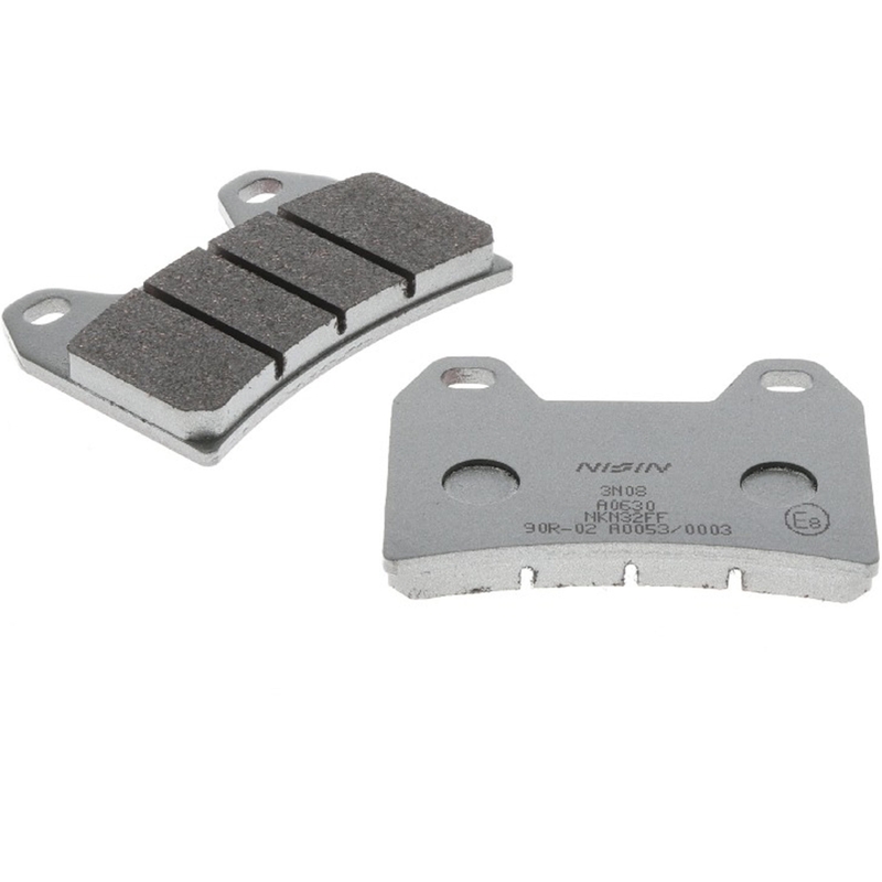 Plaquettes de frein NISSIN semi-métalliques 76 x 55,5 x 9 mm (2 pièces)