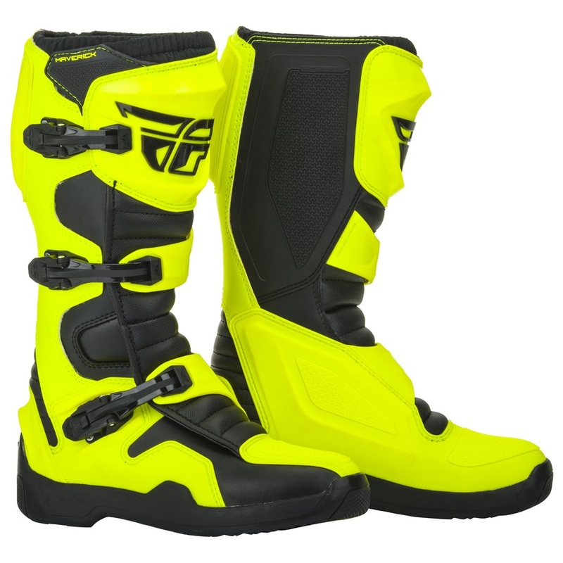 Boty na motorku Fly Racing NEW Maverik 2019 černo-fluo žluté