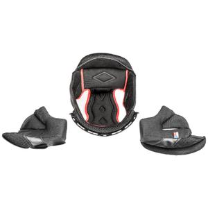 Mousses de joues et calotte pour casques Cassida Tour 1.1, noires
