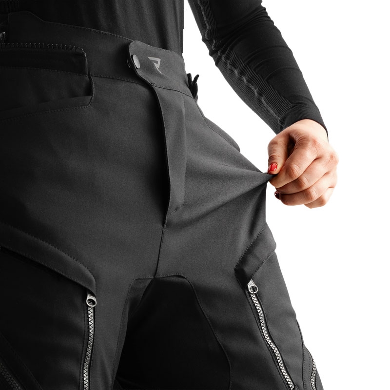Pantalon de moto long pour femme Rebelhorn Hardy 3.0 noir