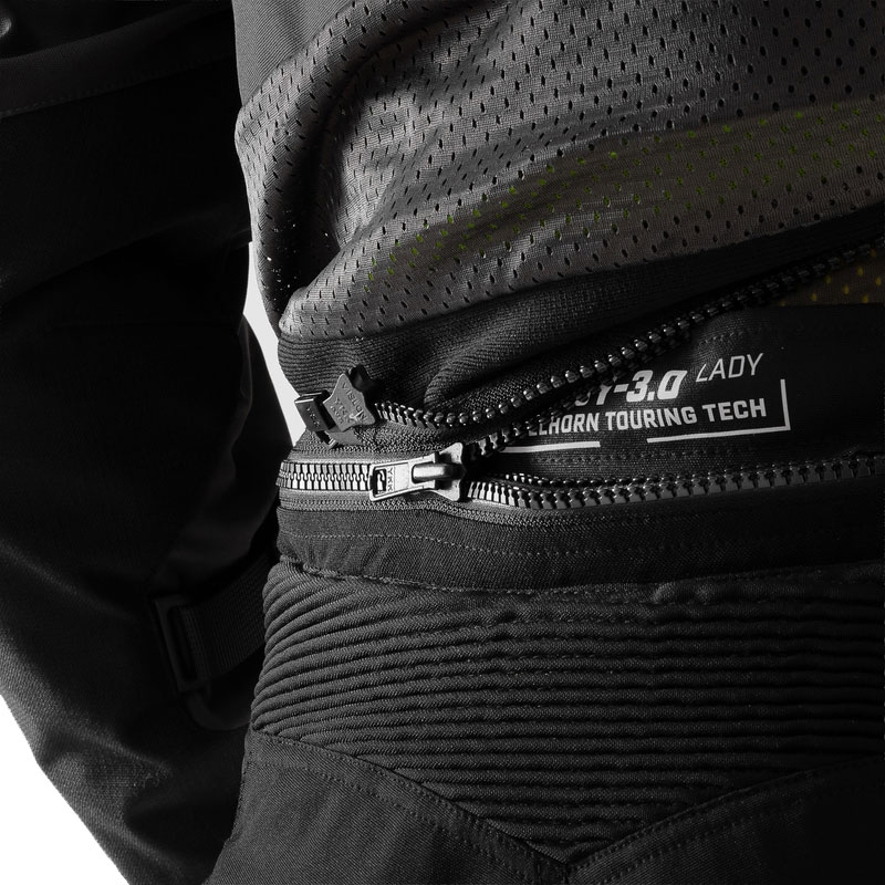 Pantalon de moto long pour femme Rebelhorn Hardy 3.0 noir
