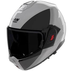 Casque de moto modulable Nolan N120-1 Verniciatura Speciale 356 noir-gris nacré brillant