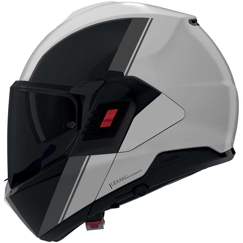 Casque de moto modulable Nolan N120-1 Verniciatura Speciale 356 noir-gris nacré brillant